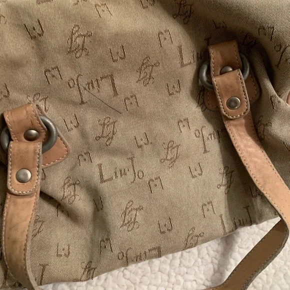 Lui Jo | Slouchy Beige Handbag Pink Interior Soft - Picture 8 of 12